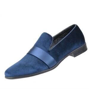 NEW AMALI men's knight loafer in navy